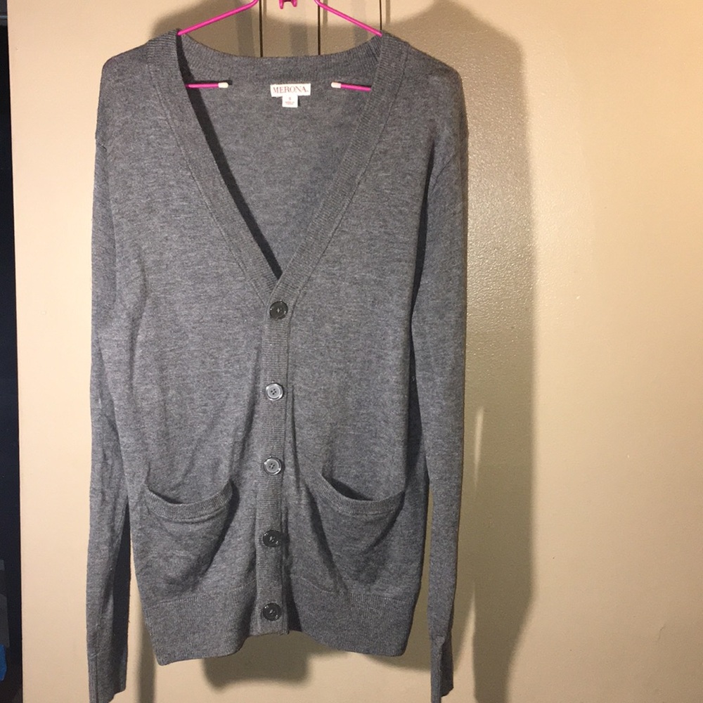 Merona button up sweater